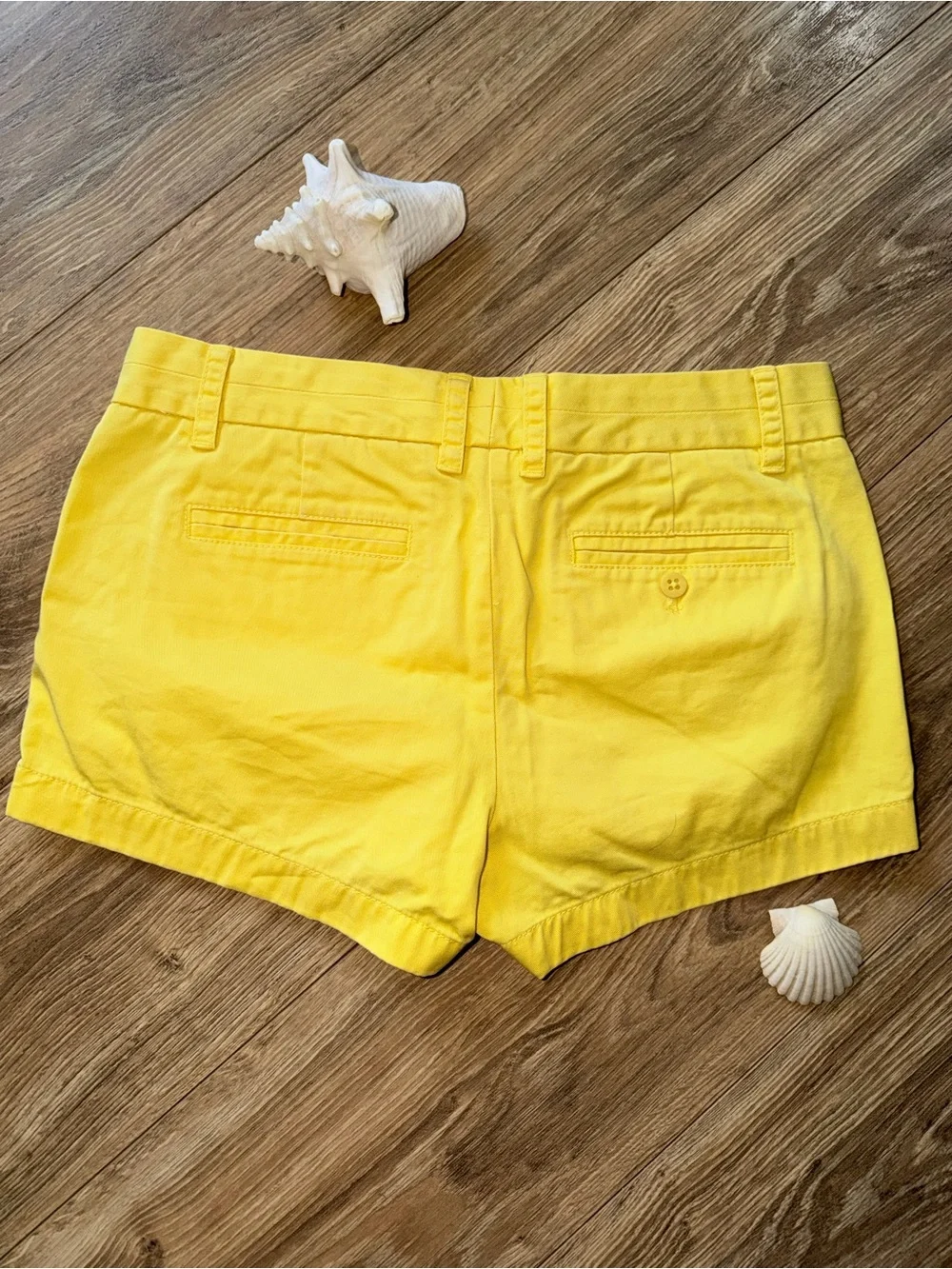 J. Crew Bright Yellow Cotton Chino Shorts